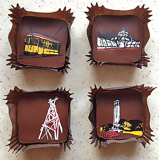 SF landmark chocolates
