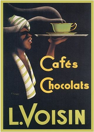 L Voisin Cafes Chocolats poster