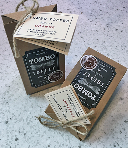 Tombo Toffee packaging