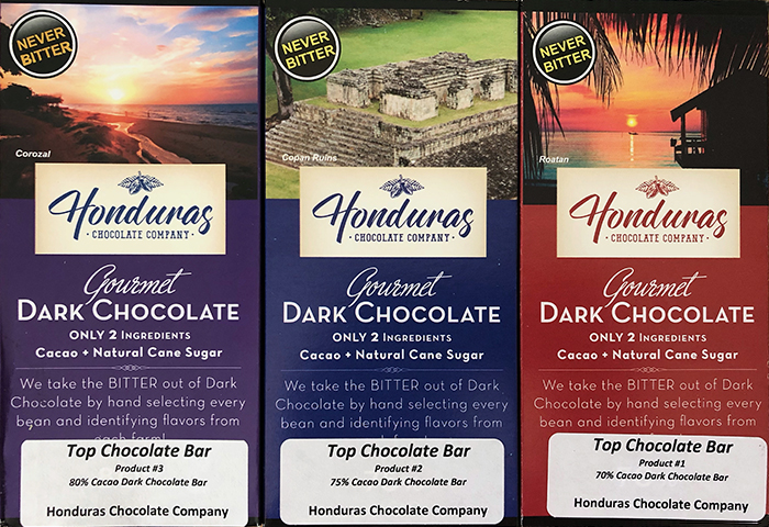 Honduras Chocolate Company Bars