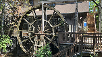Jack London water wheel