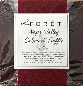 Napa Valley Cabernet Truffle bar