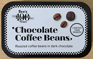 Chocolate Coffee Beans tin
