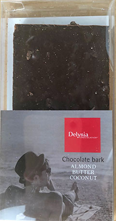 Delysia Chocolate Almond Butter Coconut Bark