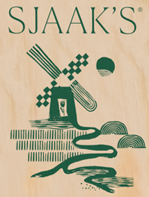 Sjaak's logo on box
