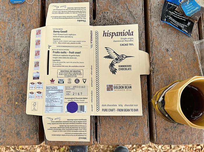 Hummingbird open package