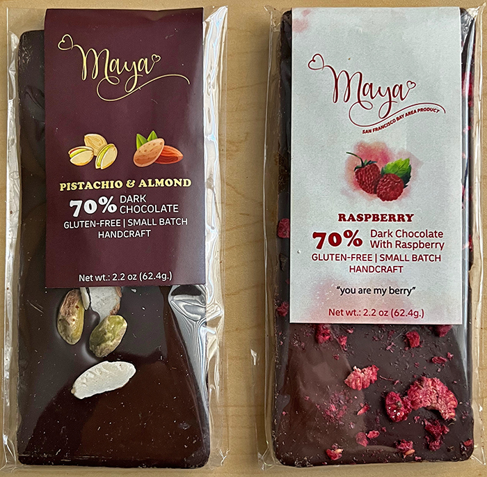 Maya Chocolates 2 bars
