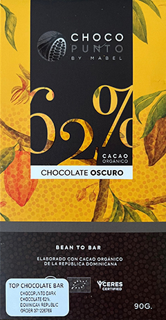 Choco Punto 62% bar