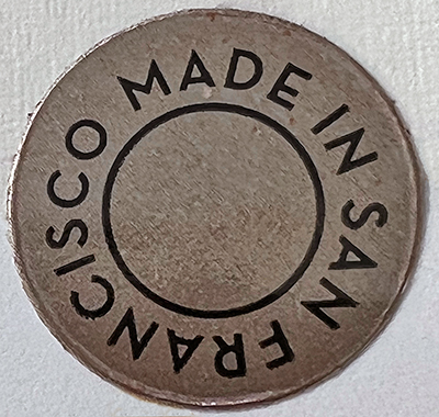 Made in San Francisco label