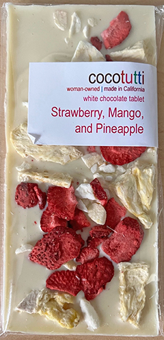 Strawberry, Mango, and Pineapple tablet