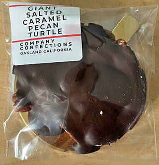Giant Salted Caramel Pecan Turtle
