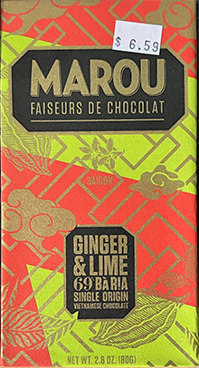 Marou Ginger & Lime bar