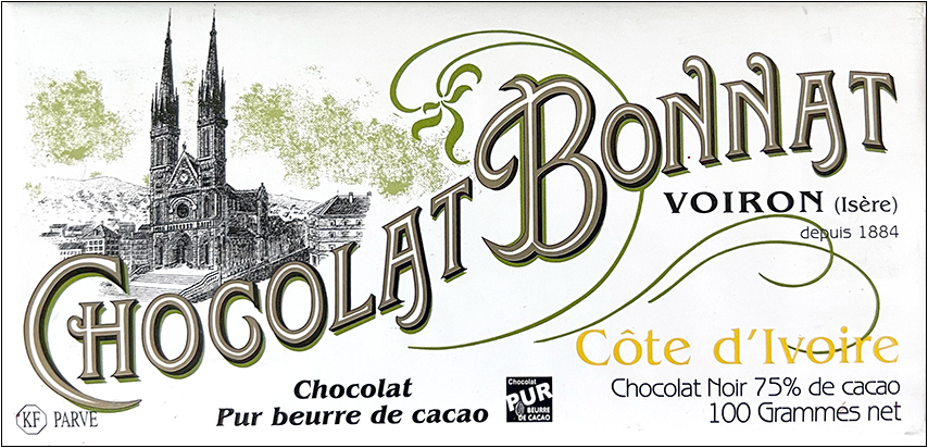 Chocolat Bonnat Cote d’Ivoire bar