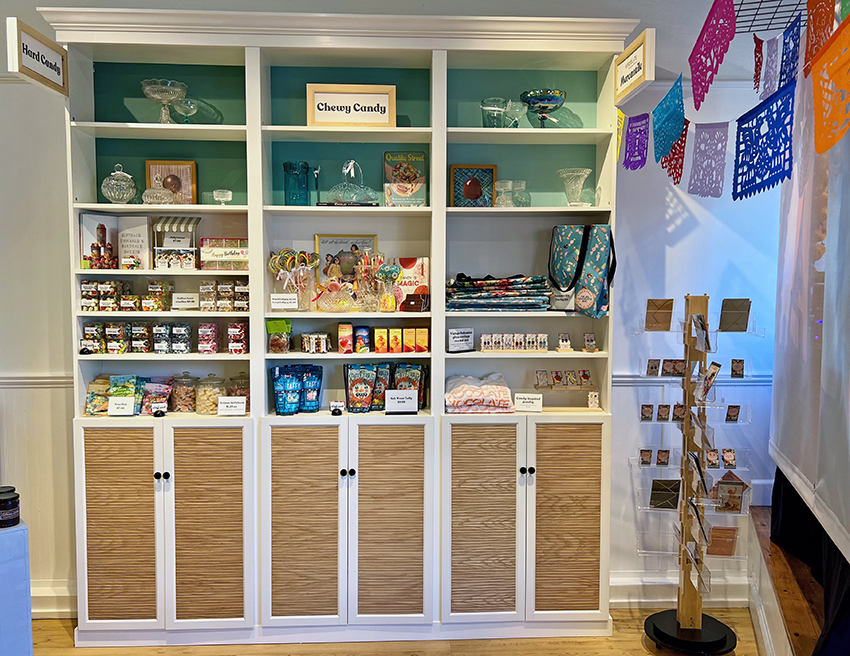 Front half of south wall