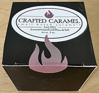 Crafted Caramel’s box of Salted Caramels