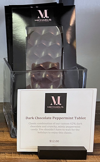 Dark Chocolate Peppermint Tablets