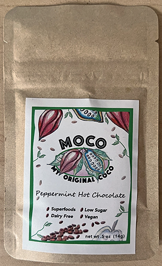 MOCO Peppermint Hot Chocolate package