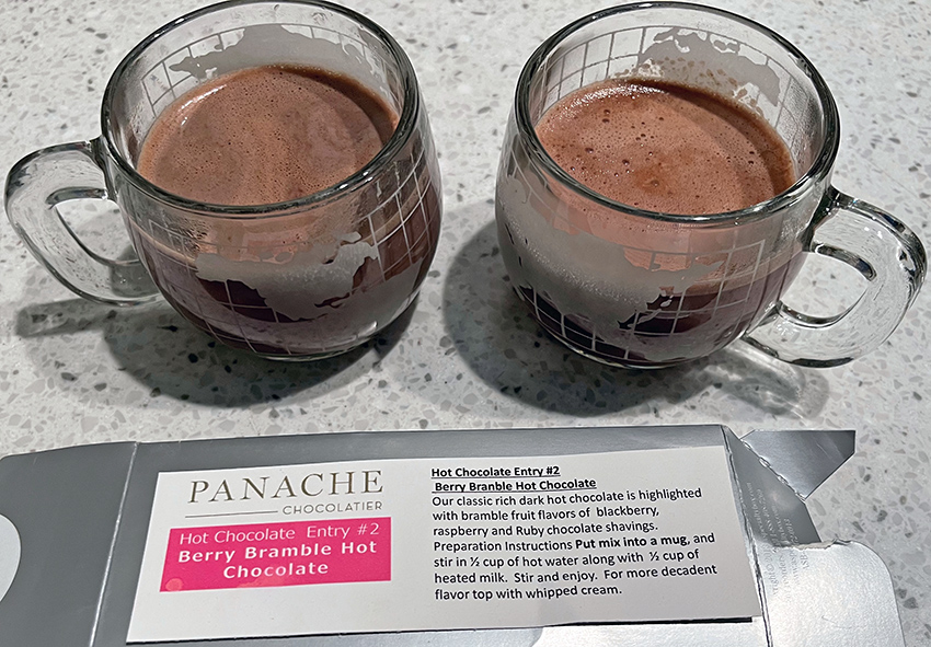 Panache Berry Bramble label and cups